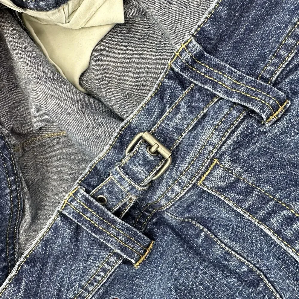 Tommy‎ Hilfiger Cropped Jeans 12 Medium Wash Y2k Vintage Classic High Rise Blue